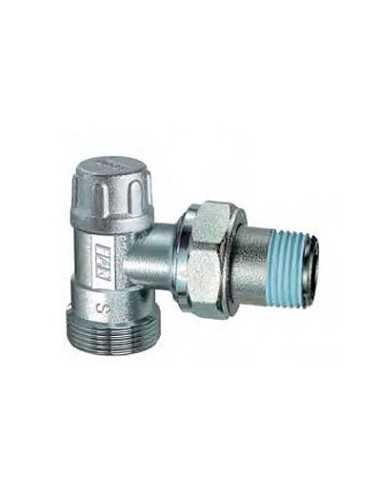 FAR - DETENTOR ESCUADRA 1/2" COMPRESION CROMADO